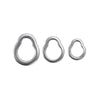 Anneaux solides en métal Taille 2 Lineaeffe 8021502