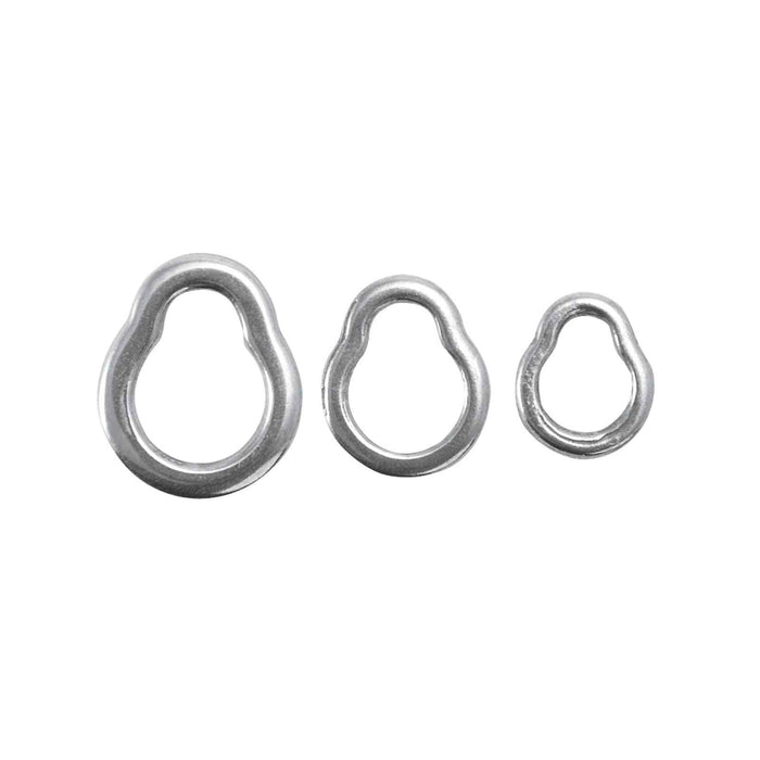 Anneaux solides en métal Taille 8 Lineaeffe 8021508