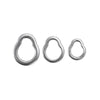 Anneaux solides en métal Taille 8 Lineaeffe 8021508