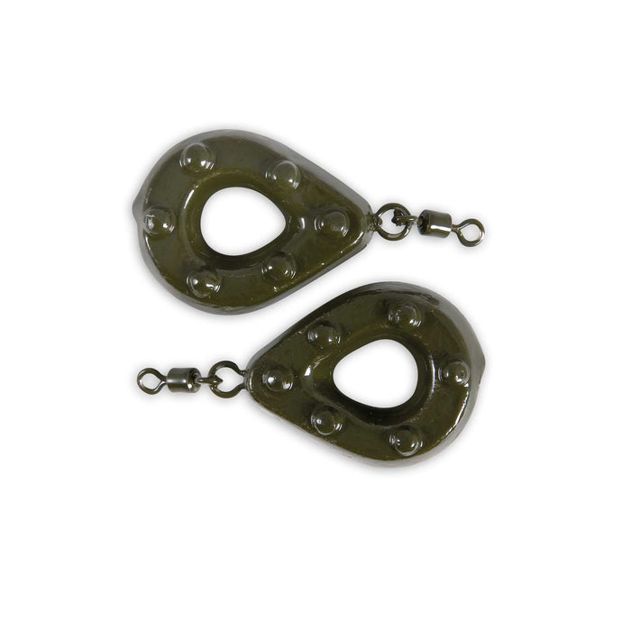Plomb de pêche à la carpe avec trou 70g Lineaeffe 8277007