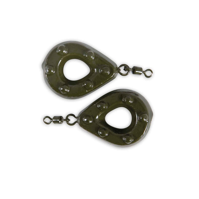 Plomb de pêche à la carpe avec trou 100g Lineaeffe 8277010