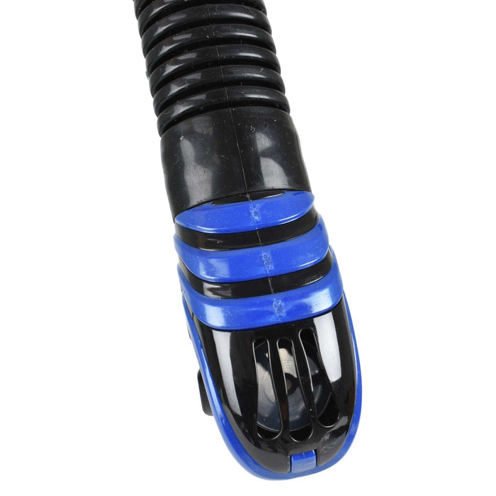 Tuba de plongée Snorkeling Vortex Dry Noir-Bleu Seac 84-22BM-SBL