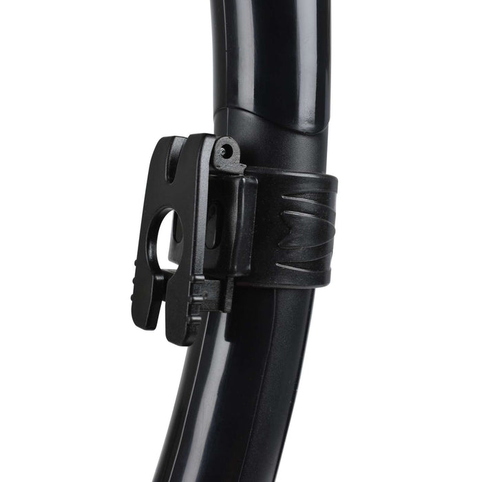Tuba de plongée Snorkeling Vortex Dry Noir-Noir Seac 84-22N-SBL