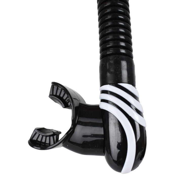 Tuba de plongée Snorkeling Vortex Dry Noir-Blanc Seac 84-22W-SBL