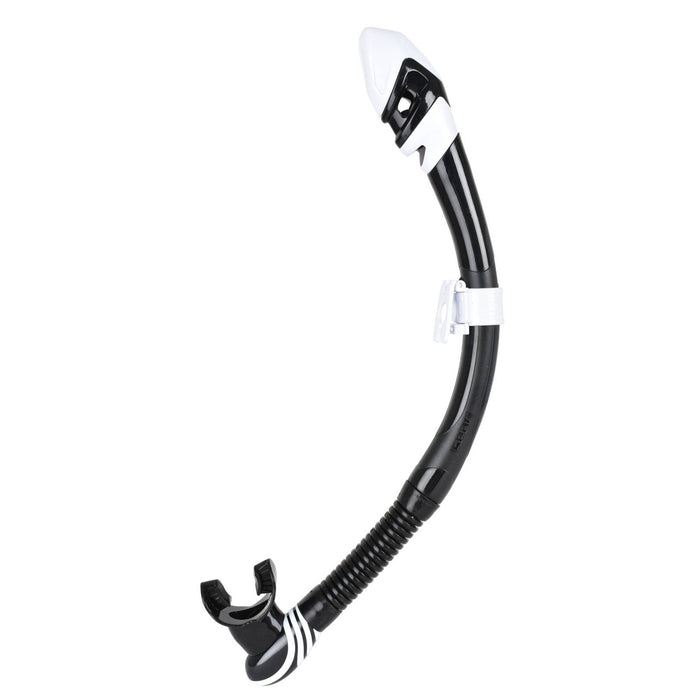 Tuba de plongée Snorkeling Vortex Dry Noir-Blanc Seac 84-22W-SBL