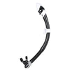 Tuba de plongée Snorkeling Vortex Dry Noir-Blanc Seac 84-22W-SBL