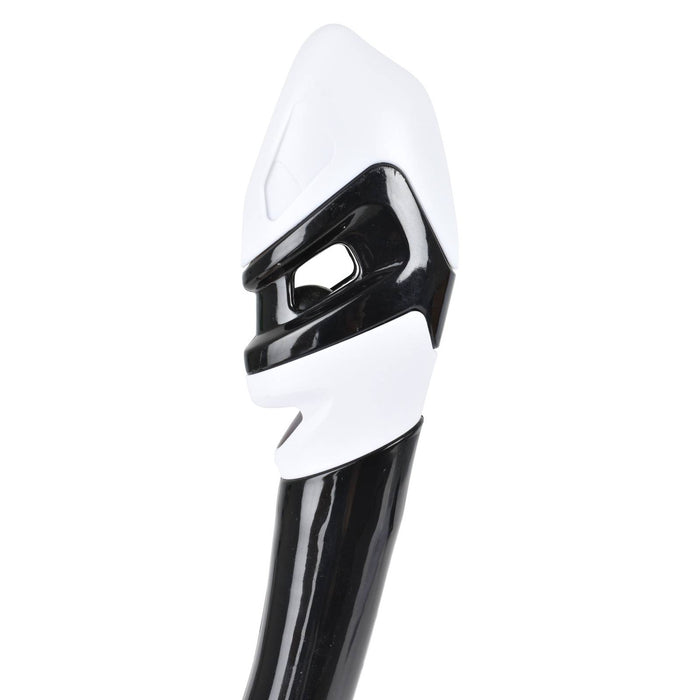 Tuba de plongée Snorkeling Vortex Dry Noir-Blanc Seac 84-22W-SBL