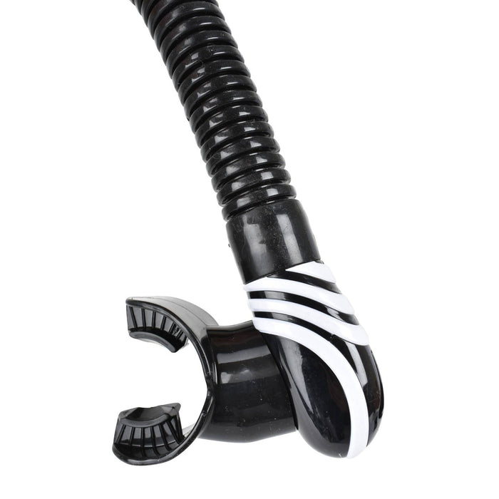 Tuba de plongée Snorkeling Vortex Dry Noir-Blanc Seac 84-22W-SBL