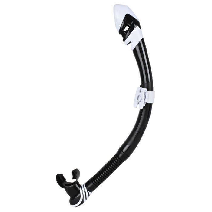 Tuba de plongée Snorkeling Vortex Dry Noir-Blanc Seac 84-22W-SBL