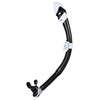 Tuba de plongée Snorkeling Vortex Dry Noir-Blanc Seac 84-22W-SBL