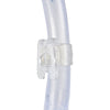 Tuba de plongée Snorkeling Vortex Dry Transparent-Blanc Seac 84-22W-SKL