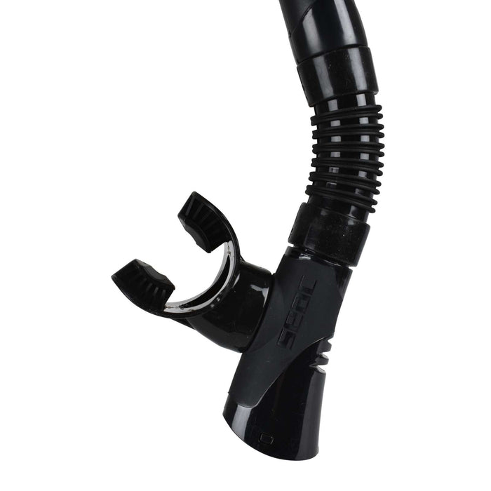 Tuba de plongée Snorkeling Fast Tech Dry Noir Seac 84-32N-SBL