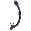 Tuba de plongée Snorkeling Fast Tech Dry Noir-Bleu Seac 84-32NB-SBL