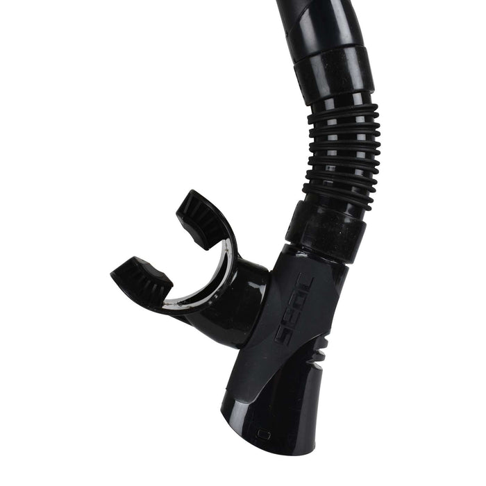 Tuba de plongée Snorkeling Fast Tech Dry Noir-Bleu Seac 84-32NB-SBL