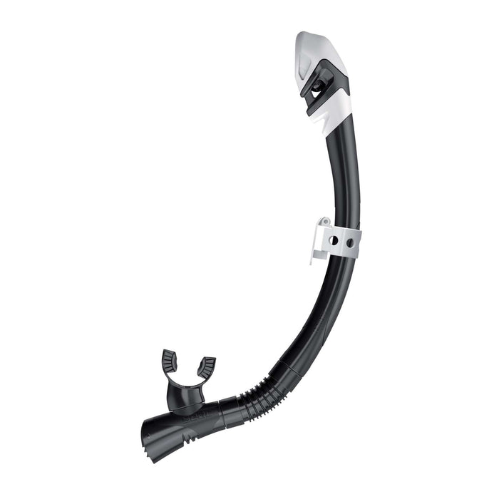 Tuba de plongée Snorkeling Fast Tech Dry Noir-Blanc Seac 84-32NW-SBL
