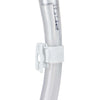 Tuba de plongée Snorkeling Fast Tech Dry Transparent-Blanc Seac 84-32W-SKL