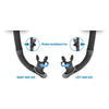 Tuba de plongée Snorkeling Reverse Dry Transparent-Tiffany Seac 84-38TI-SKL