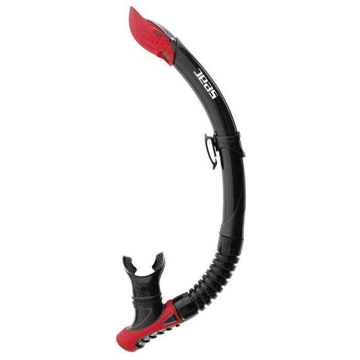 Tuba de plongée Snorkeling Reverse Noir-Rouge Seac 84-39R-SBL
