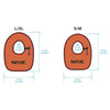 Gilet de snorkeling L-XL Seac 86604-L