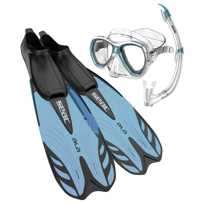 Kit de Snorkeling Tris Ala Aquamarine 44-45 Seac 89-25AZ-44-45