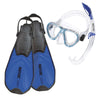Kit de Snorkeling Tris Zoom Enfants Bleu 32-35 Seac 89-29B-32-35