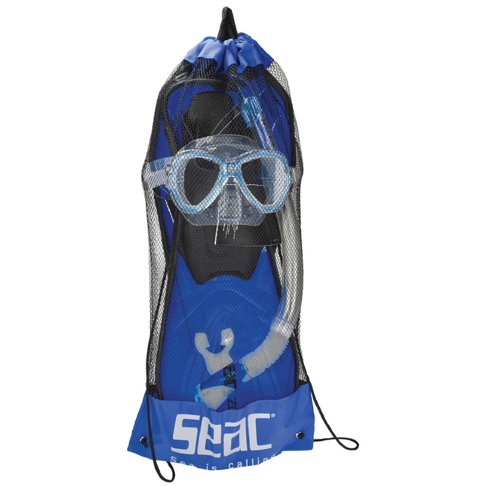Kit de Snorkeling Tris Zoom Enfants Bleu 32-35 Seac 89-29B-32-35