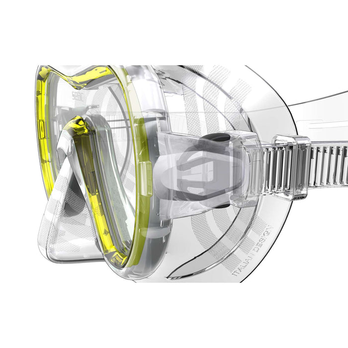 Set de snorkeling Giglio Fast Clear-Yellow Seac 89-71Y