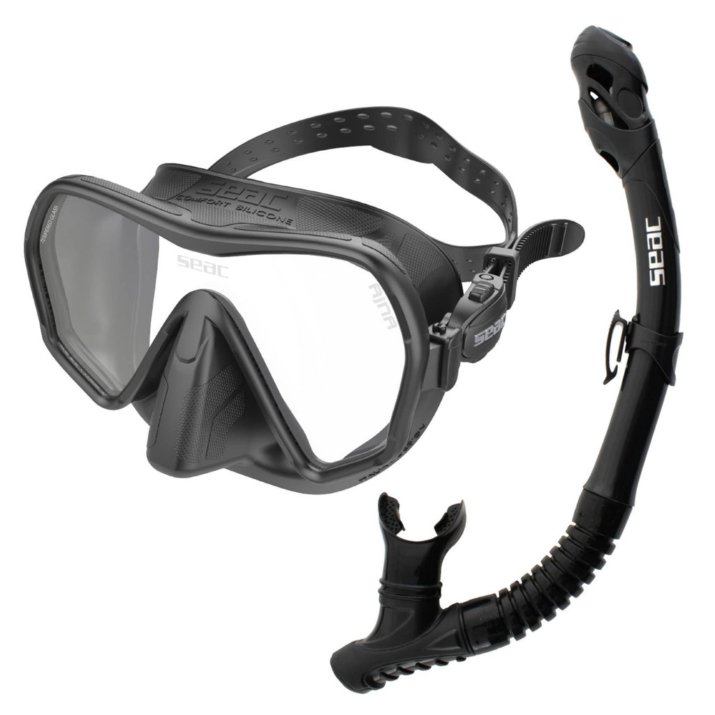 Set de Plongée Bis Ajna Reverse Dry Noir Seac 89-95N