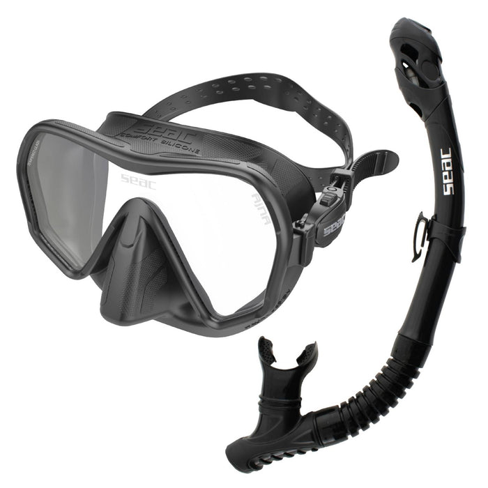 Set de Plongée Bis Ajna Reverse Dry Noir Seac 89-95N