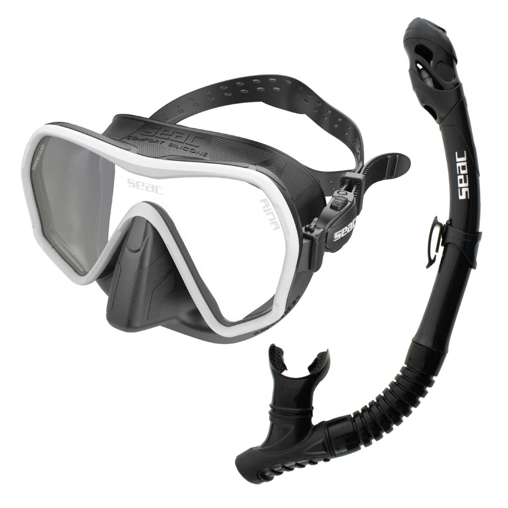 Set de Plongée Bis Ajna Reverse Dry Noir-Blanc Seac 89-95W