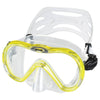 Masque de snorkeling Boss Transparent-Jaune Seac 9231Y