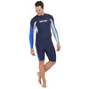 Rash Guard Raa Long Evo Homme Bleu Foncé S Seac 9316-02