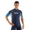 Rash Guard Raa Short Evo Homme Bleu-Foncé XXXL Seac 9317-07
