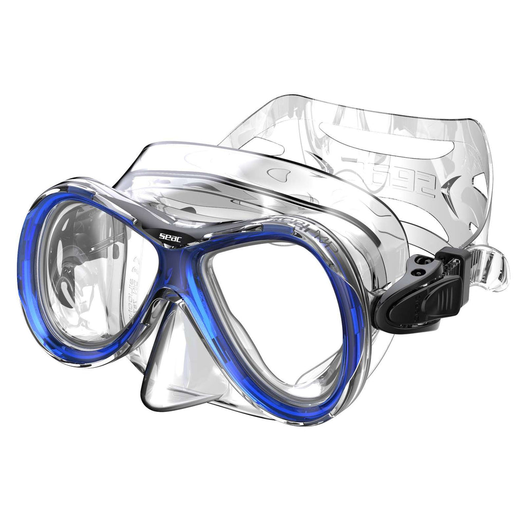 Masque de snorkeling Capri Md Slt Transparent-Bleu Seac 9424B