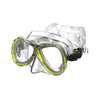 Masque de snorkeling Capri Md Transparent-Jaune Seac 9424Y