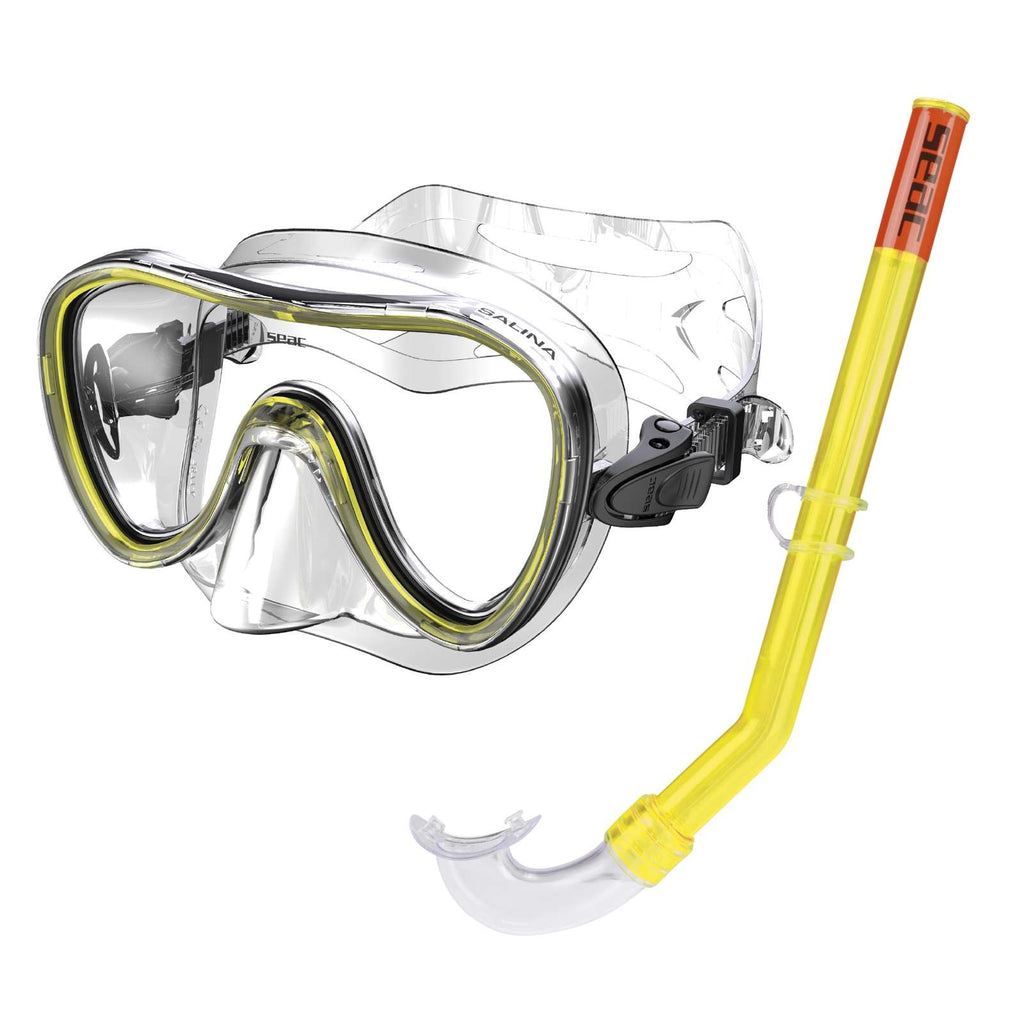 Set de snorkeling Salina Slt Z Grande Clear-Yellow Seac 9459Y