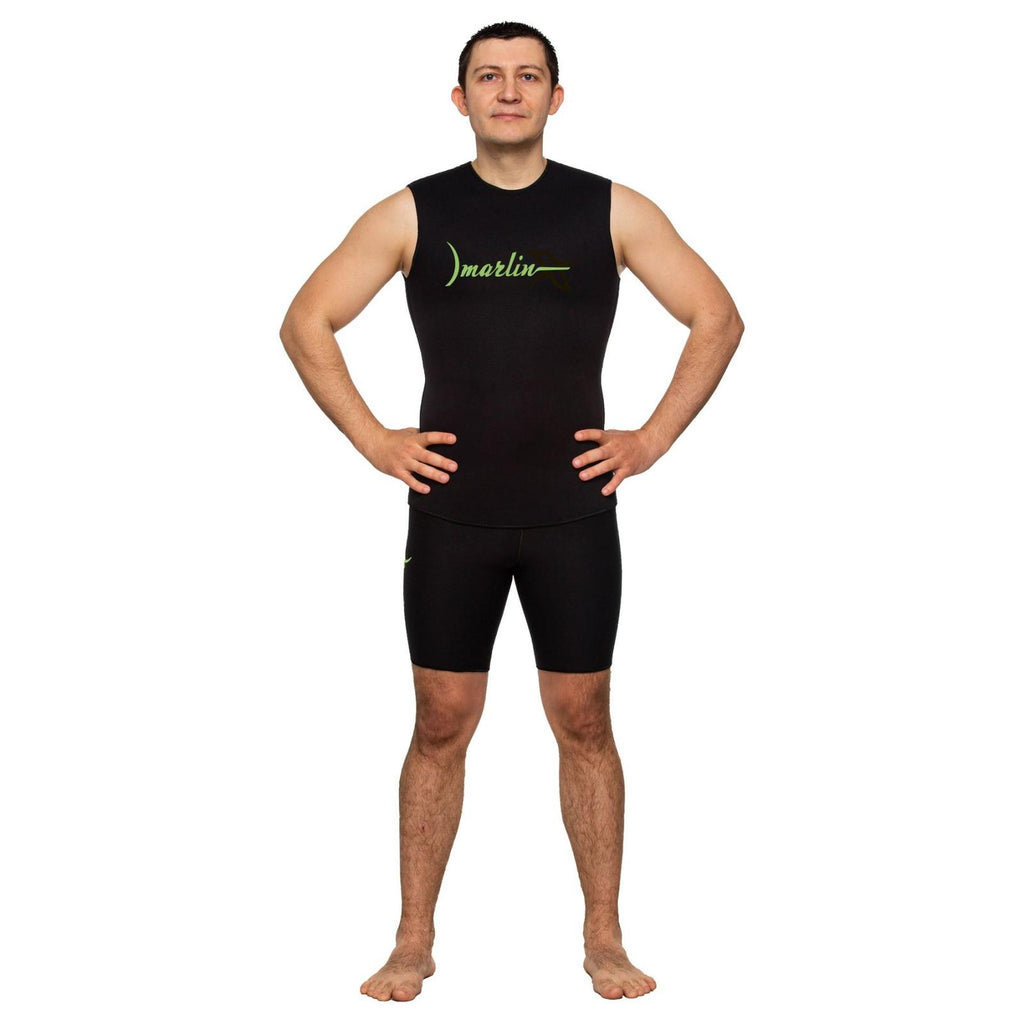 Gilet de snorkeling en néoprène Open Cell homme 3mm noir taille L Marlin 9879