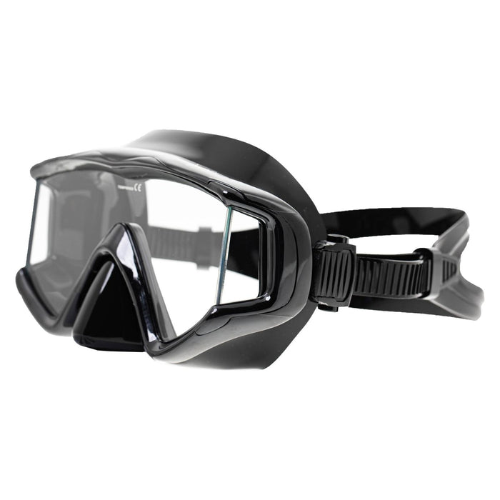 Masque de plongée grand panoramique noir Marlin 9897