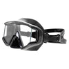 Masque de plongée grand panoramique noir Marlin 9897