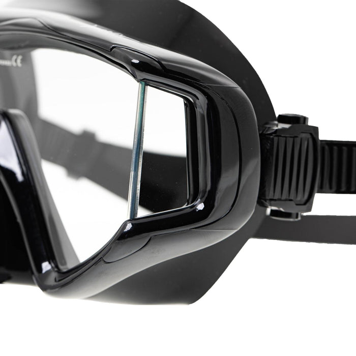 Masque de plongée grand panoramique noir Marlin 9897