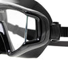Masque de plongée grand panoramique noir Marlin 9897