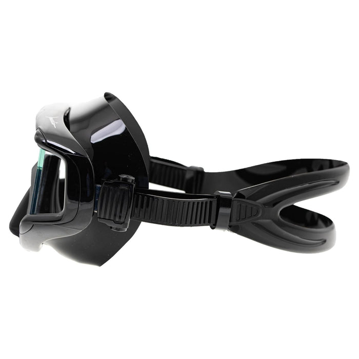 Masque de plongée grand panoramique noir Marlin 9897