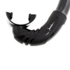 Tube de snorkel classique noir Marlin 9903