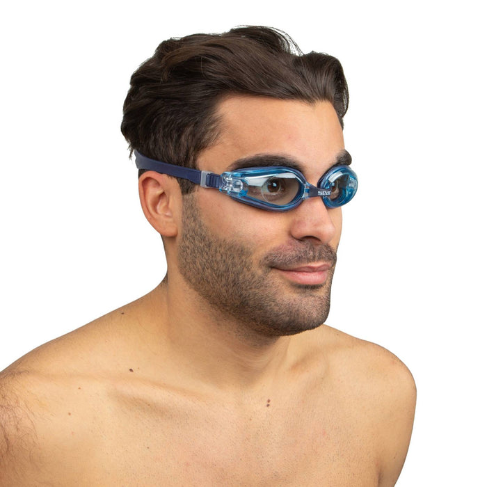 Lunettes de Natation Jump Bleu Lunettes Légères-Bleues Seac 9913B