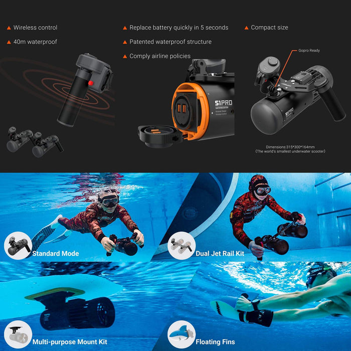 Scooter sous-marin S1 PRO Lefeet C010022