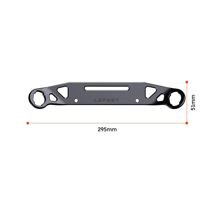 Kit de rail double pour scooters sous-marins P1 et P1 XR Gris Lefeet C040008
