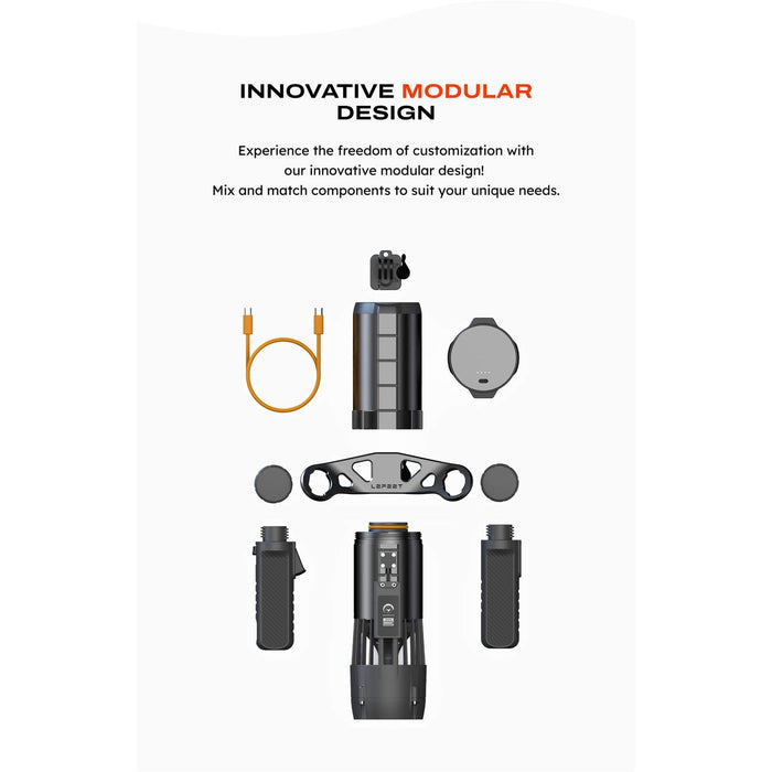 Scooter sous-marin P1 XR Pack double Noir Lefeet C041023_2