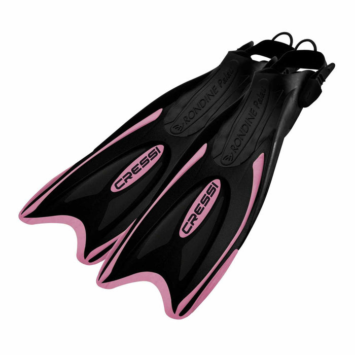 Palmes de snorkeling et de natation Palau Noir-Rose EU 35-38-UK 2-4 Cressi CA115435