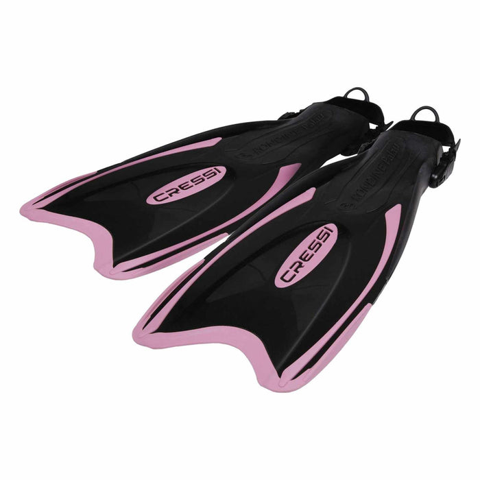 Palmes de snorkeling et de natation Palau Noir-Rose EU 35-38-UK 2-4 Cressi CA115435