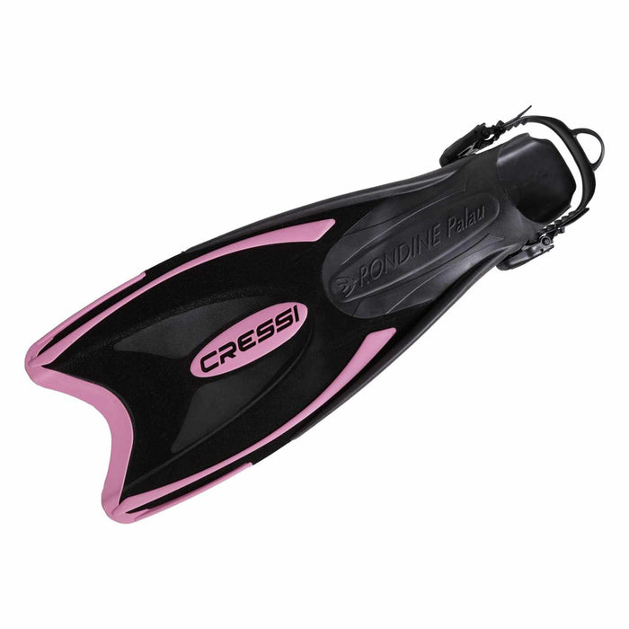 Palmes de snorkeling et de natation Palau Noir-Rose EU 35-38-UK 2-4 Cressi CA115435